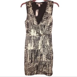 Forever 21 Black Beige Short Dress